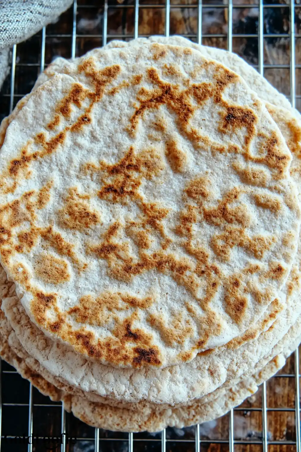 Coconut Flour Tortilla Dough – Divided and Ready to Roll Coconut flour tortilla dough ball divided into quarters