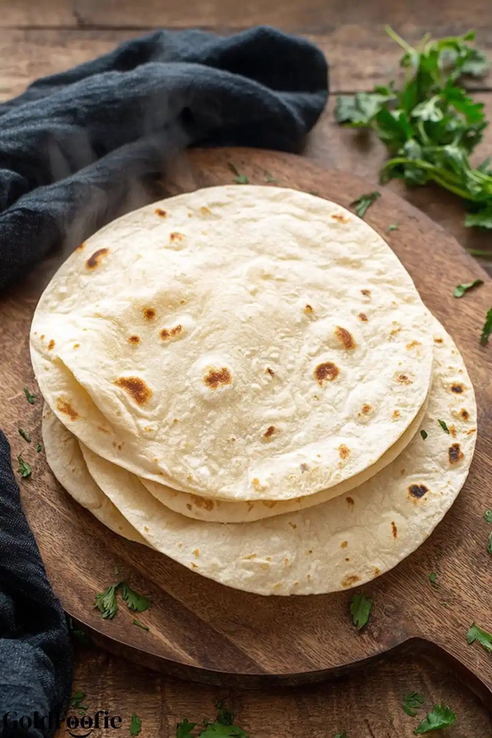 Hot and Fresh Keto Tortillas Hot steamy tortillas