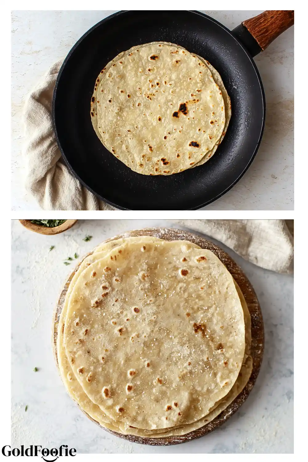 How to Cook Gluten-Free Tortillas Gluten-free tortilla cooking in a non-stick skillet