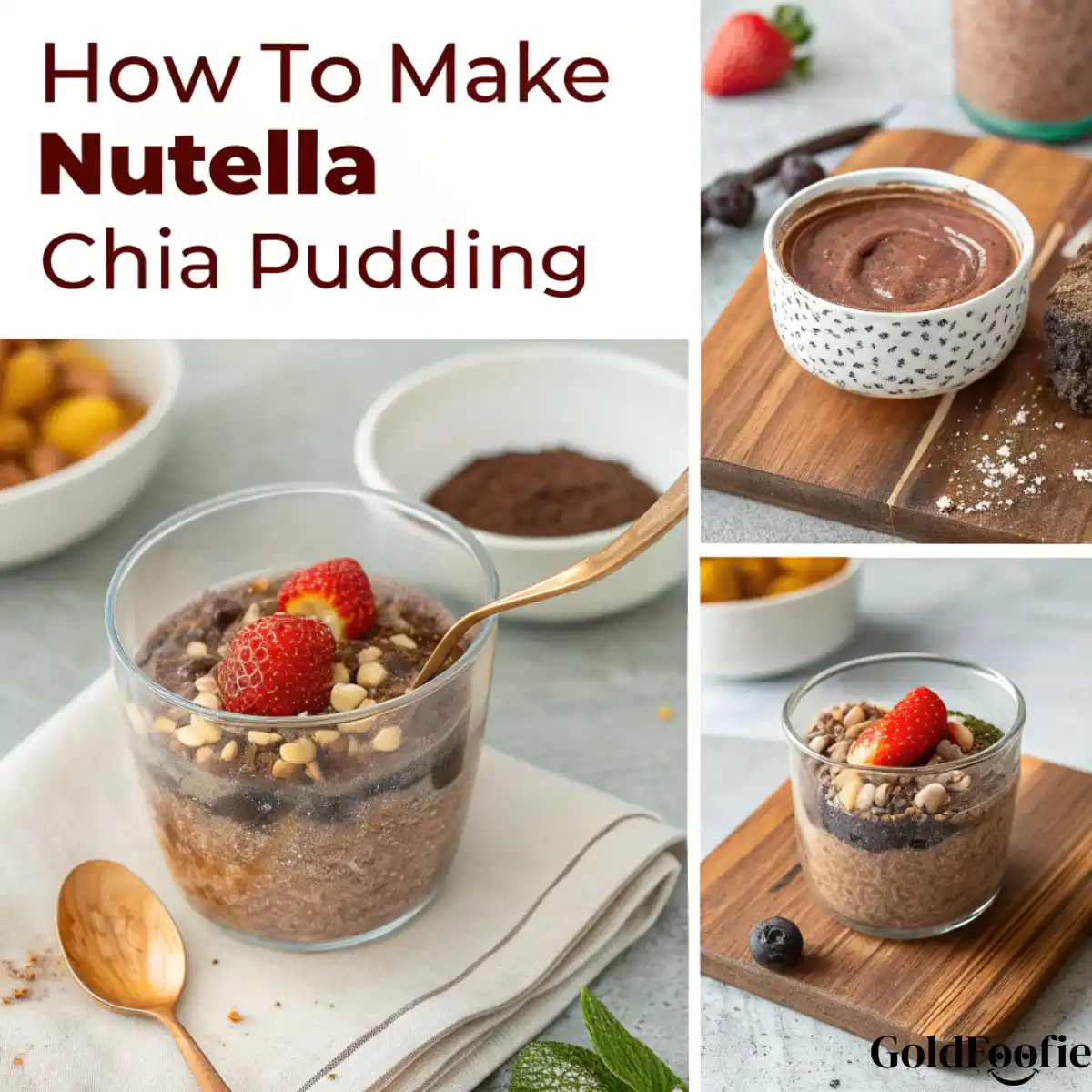 How to Make Nutella Chia Pudding Nutella chia pudding serving variations