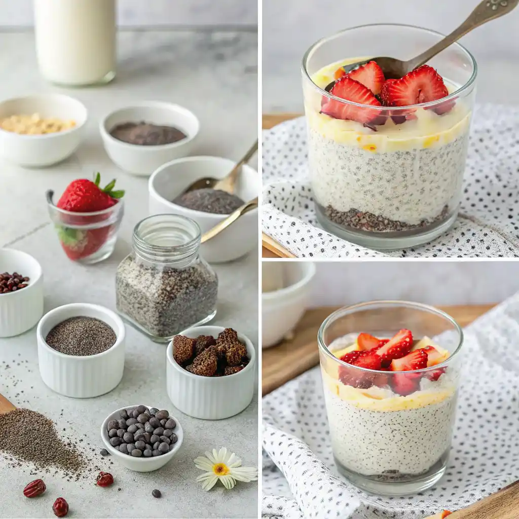 How to Make Vanilla Chia Pudding Step-by-step vanilla chia pudding preparation