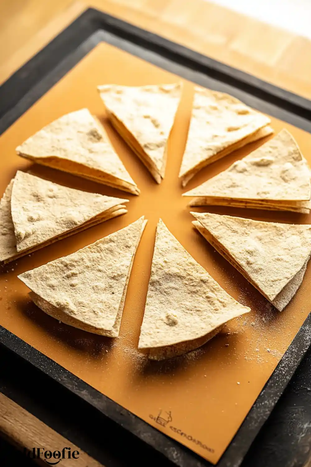 Low-Carb Tortilla recipe Cut and Ready for Chips Low-Carb Tortilla recipe