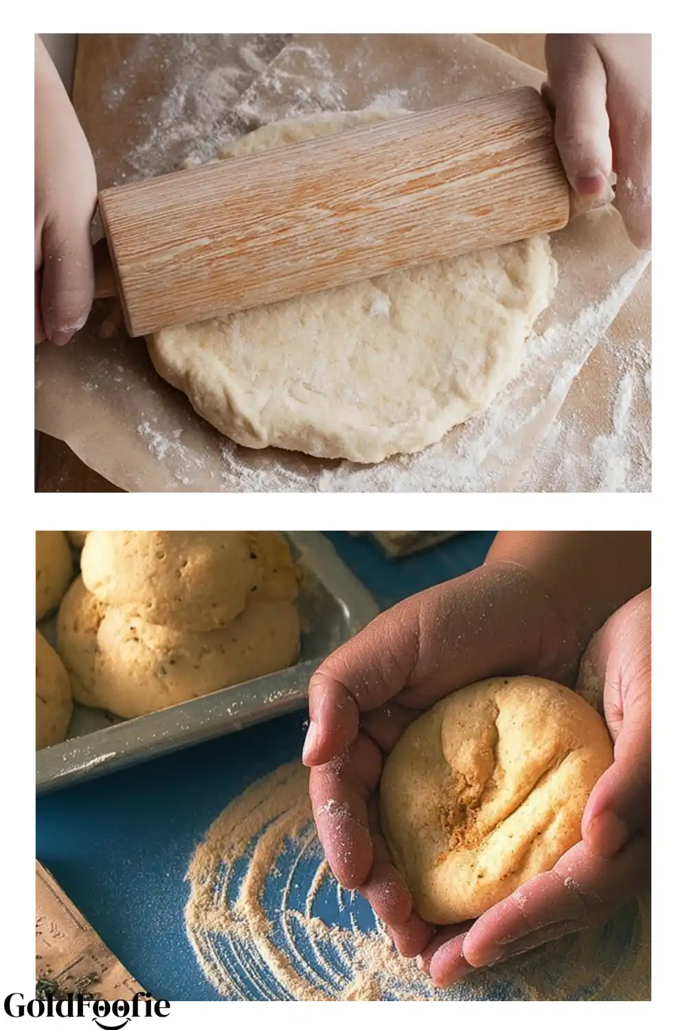 Shaping and Rolling Keto Tortilla Dough Rolling tortilla dough and shaping balls for low carb corn tortillas