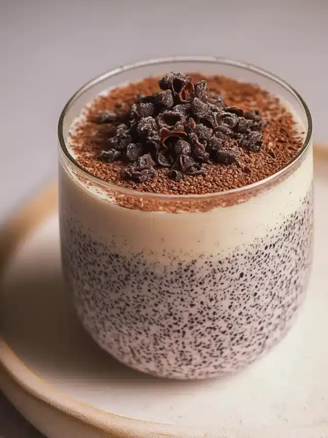 High Protein Cinnamon Chia Seed Pudding