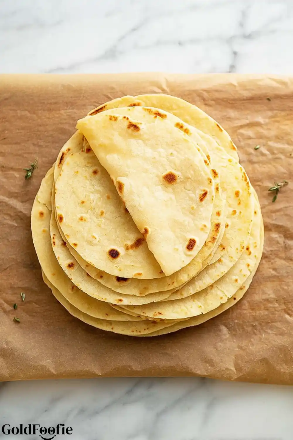Almond Flour Tortilla Recipe Soft almond flour tortillas stacked-Low-Carb Tortilla Recipes