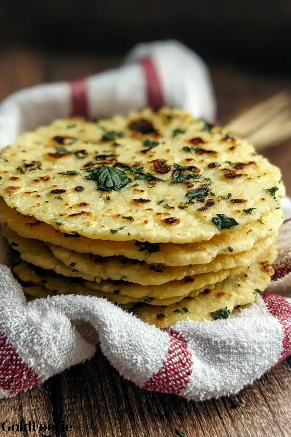 Cauliflower Tortillas Stack of golden cauliflower tortillas - Low-Carb Tortilla Recipes