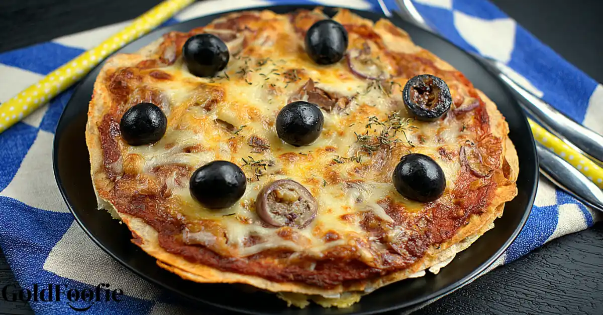 Home 31 Crispy Pizza with Low Carb Tortilla Recipe