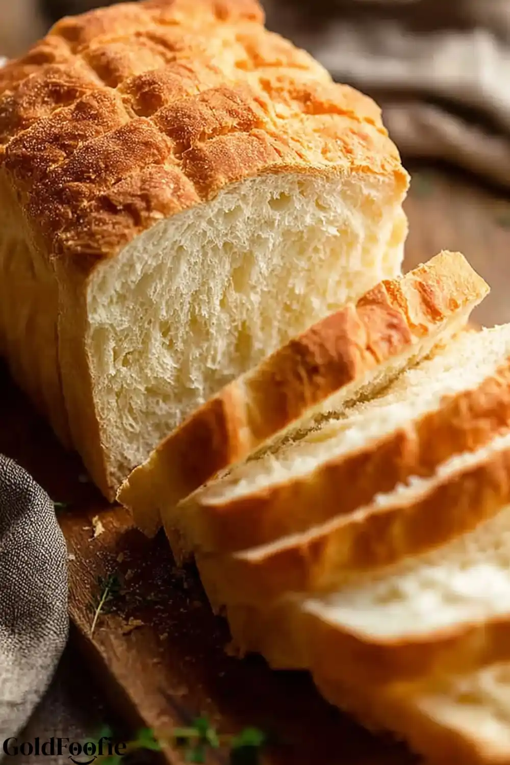 Easy Homemade No-yeast quick bread Close-up of sliced homemade No-yeast Quick Bread