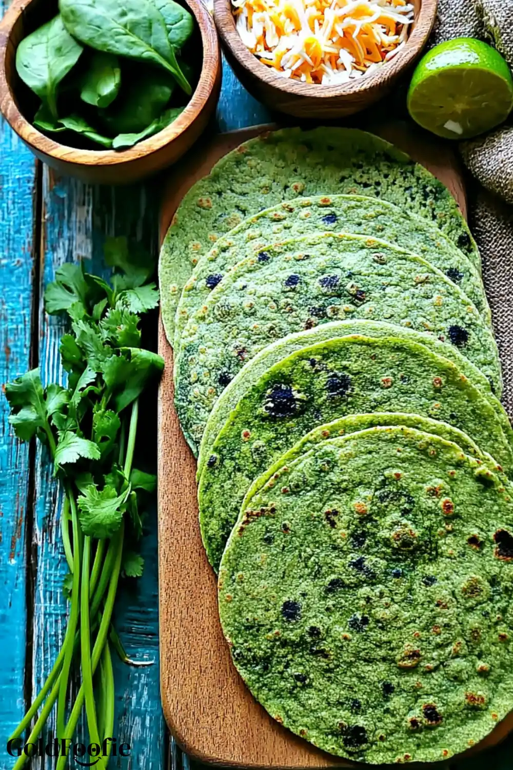 Fresh Ingredients for Homemade Low Carb Tortillas-img Fresh Ingredients for Homemade Low Carb Tortillas Green