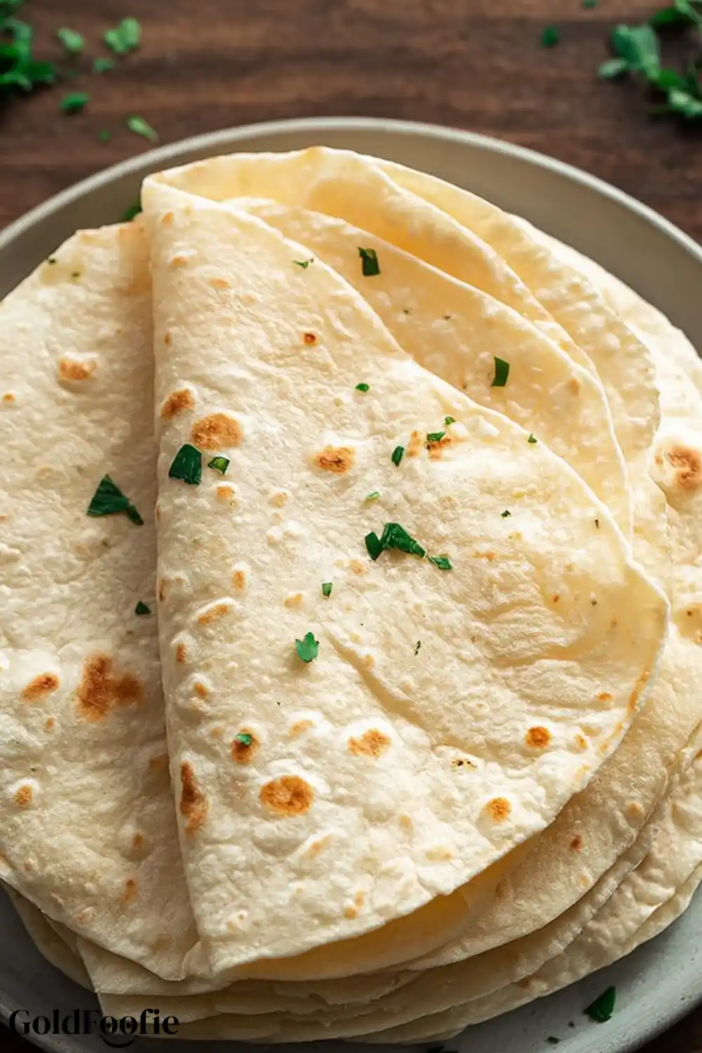 Healthy Low Carb Tortillas bread Freshly cooked almond flour tortillas
