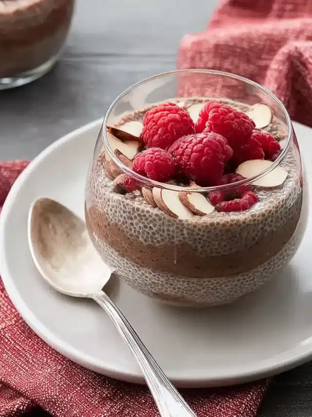 High-Protein Cocoa Chia Seed Pudding