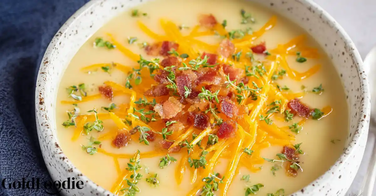 Home 22 Cheddar Garlic Herb Potato Soup