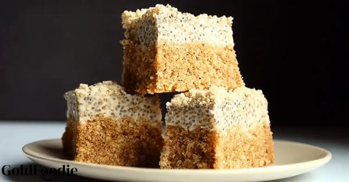 Home 8 High Protein Eggless Chia Seed Cake
