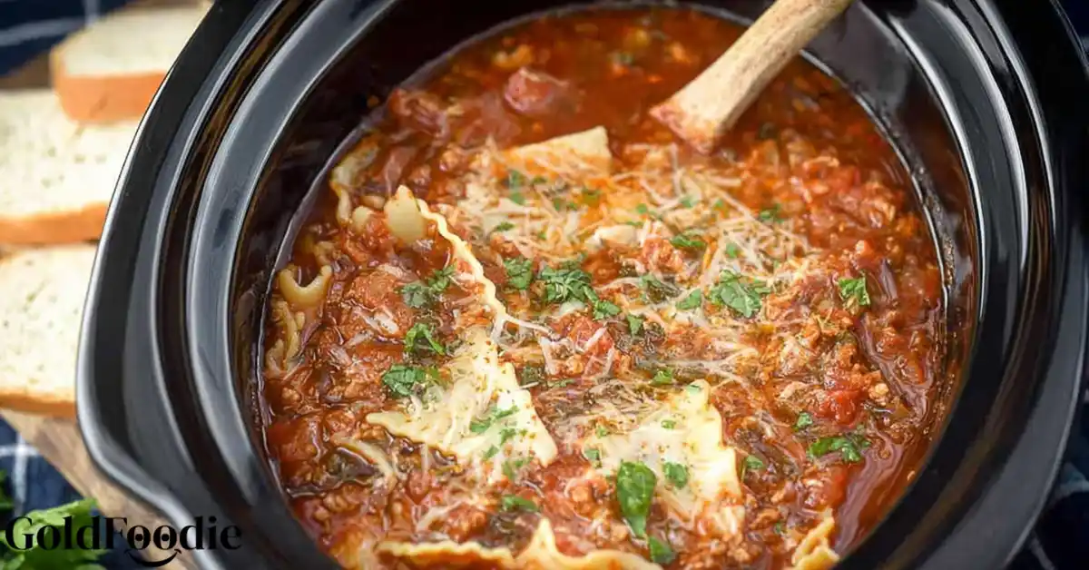 Home 24 Crock pot Lasagna Soup