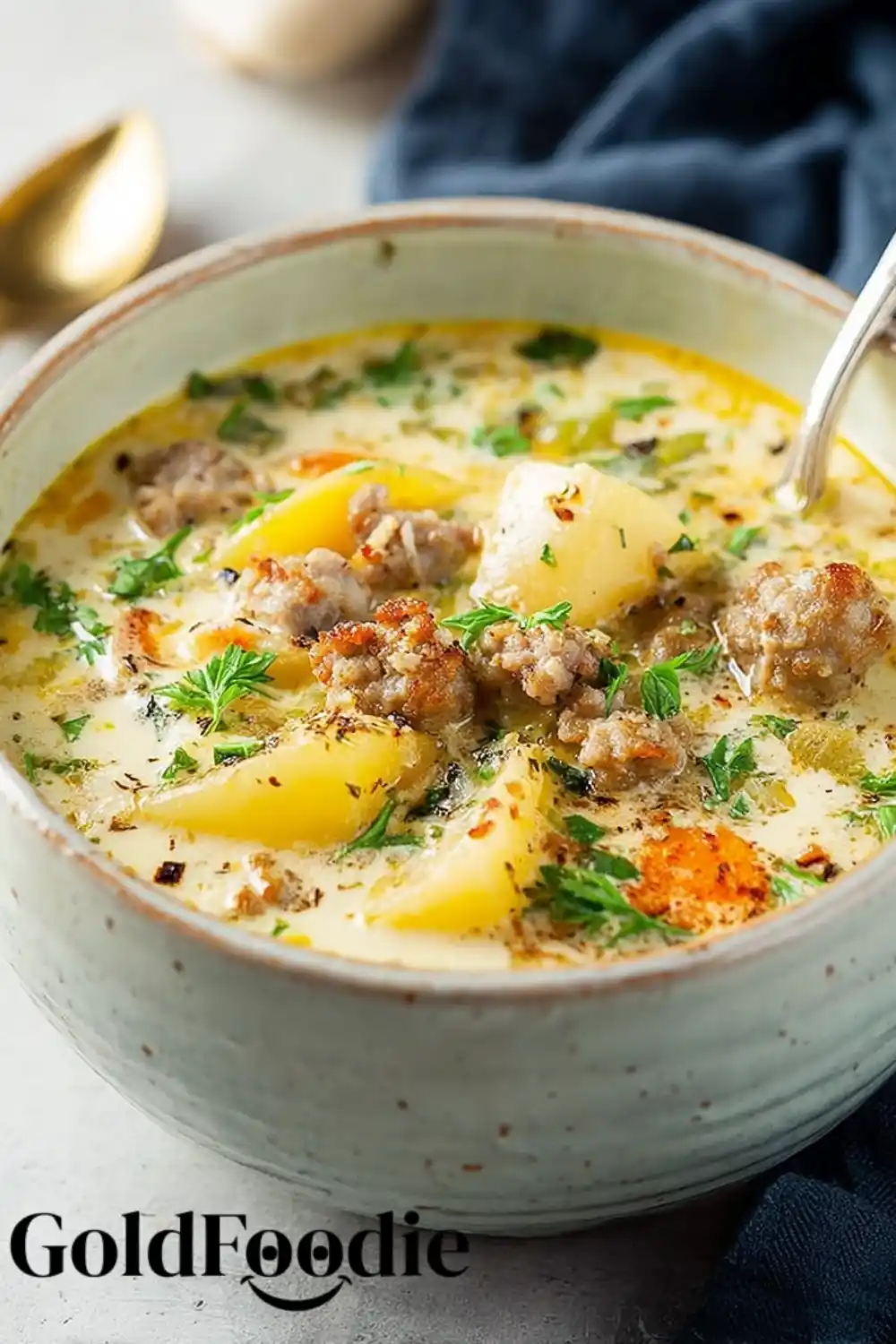 Sausage Potato Soup 5 creamy potato and sausage soup