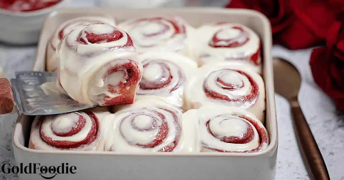 Home 18 Decadent Red Velvet Cinnamon Rolls for Fall