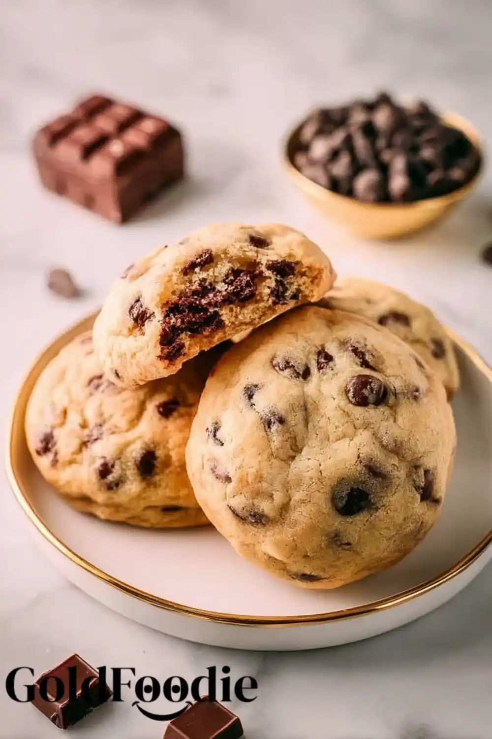 Soft Center Cookies Soft Two-Chip Chocolate Chip Cookies