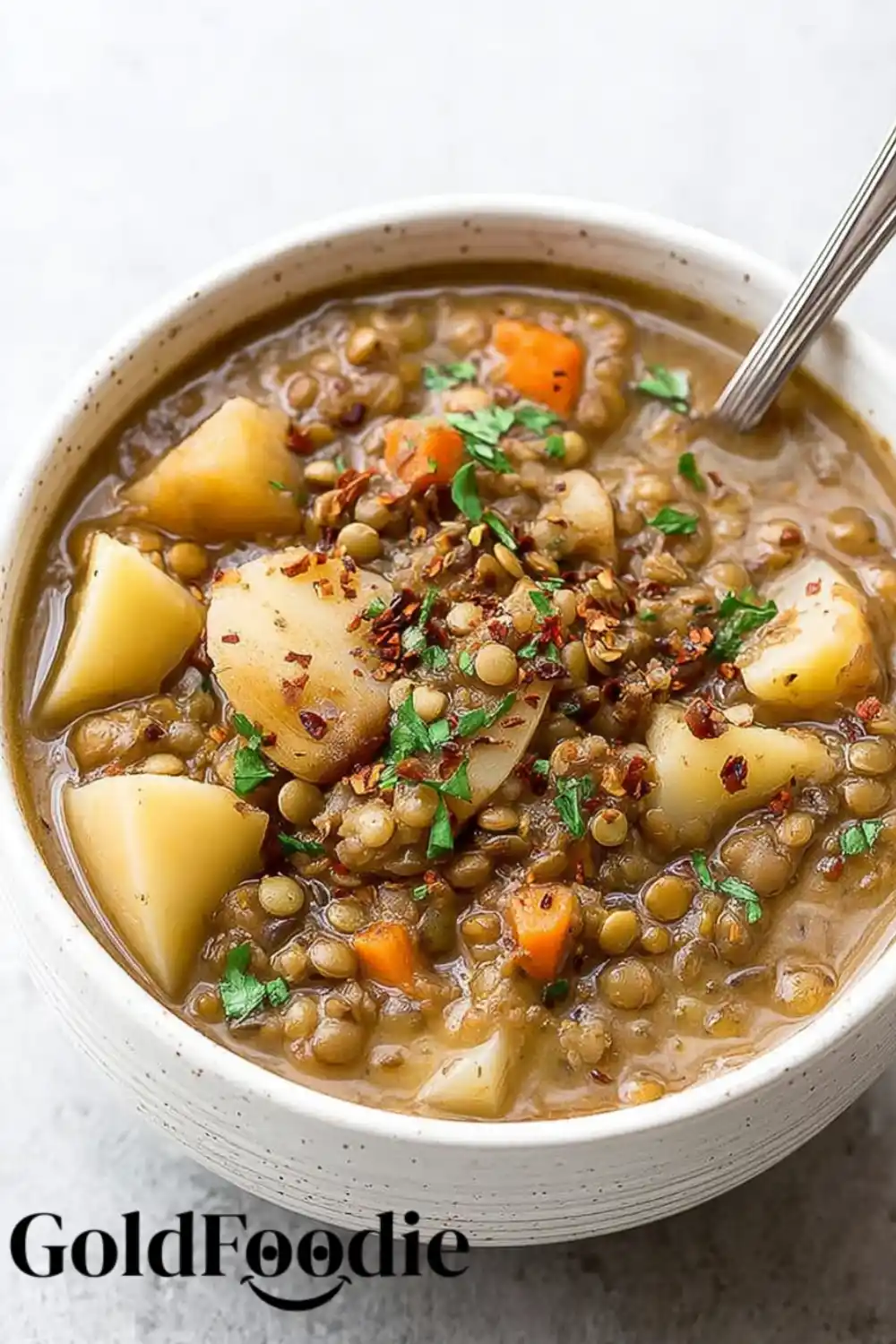 Hearty Lentil and Potato Soup 5 hearty lentil and potato soup