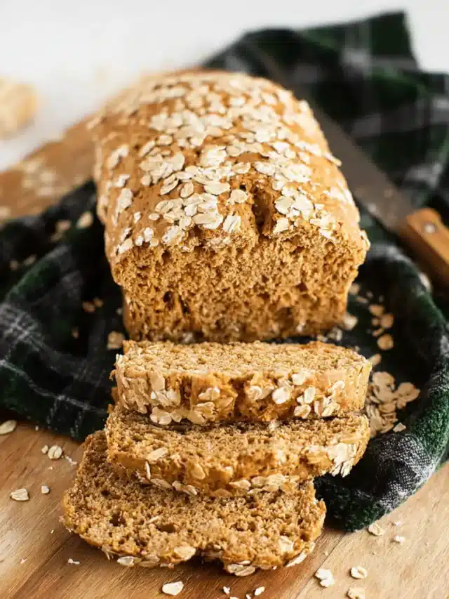 Gluten-Free Vegan Oat Bread Recipe