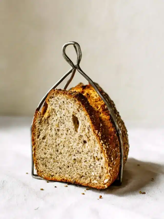 gluten-free vegan seeded buckwheat bread