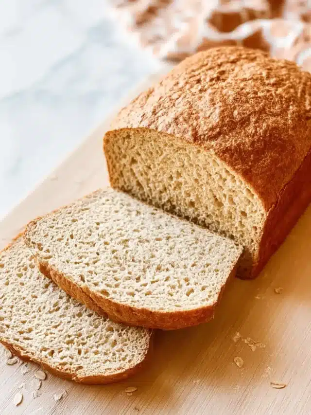 Gluten Free Oat Flour Bread