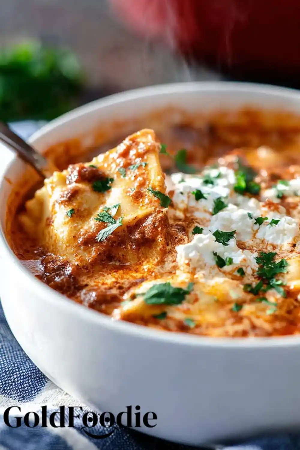 Lasagna Soup Recipe 5 Hot cheesy lasagna soup recipe